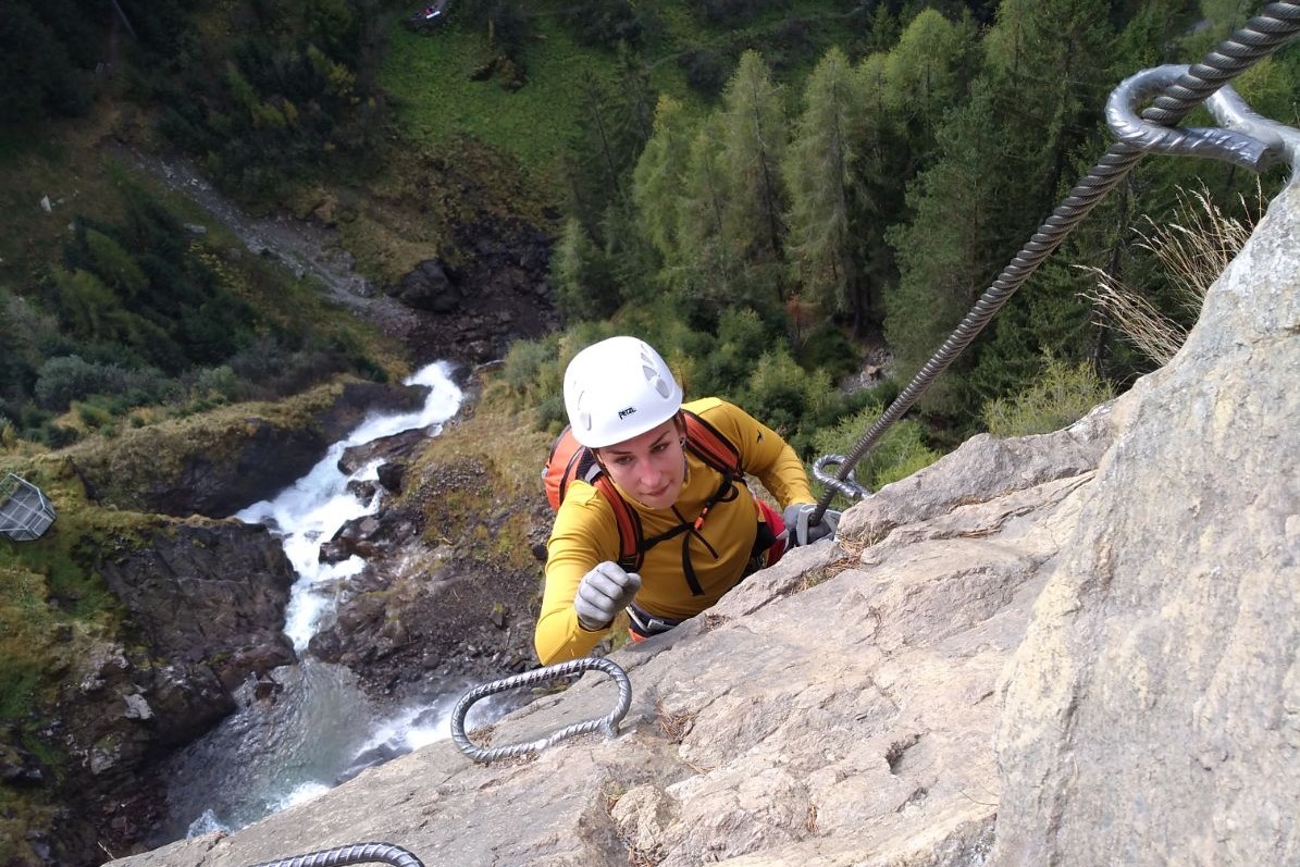 Jana Windhaber, Klettersteig