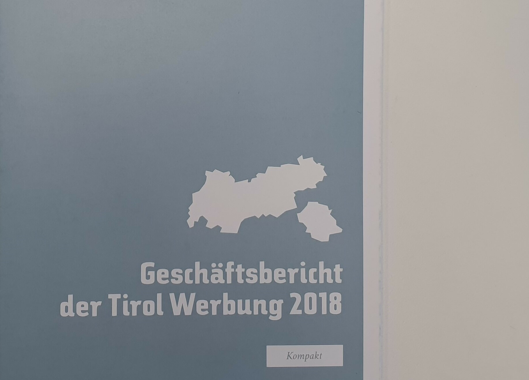 Cover Geschäftsbericht 2018