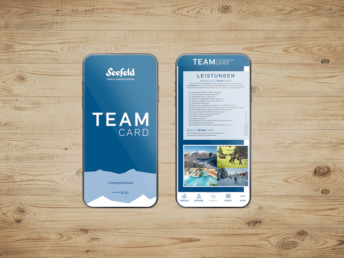 Team Card der Region Seefeld