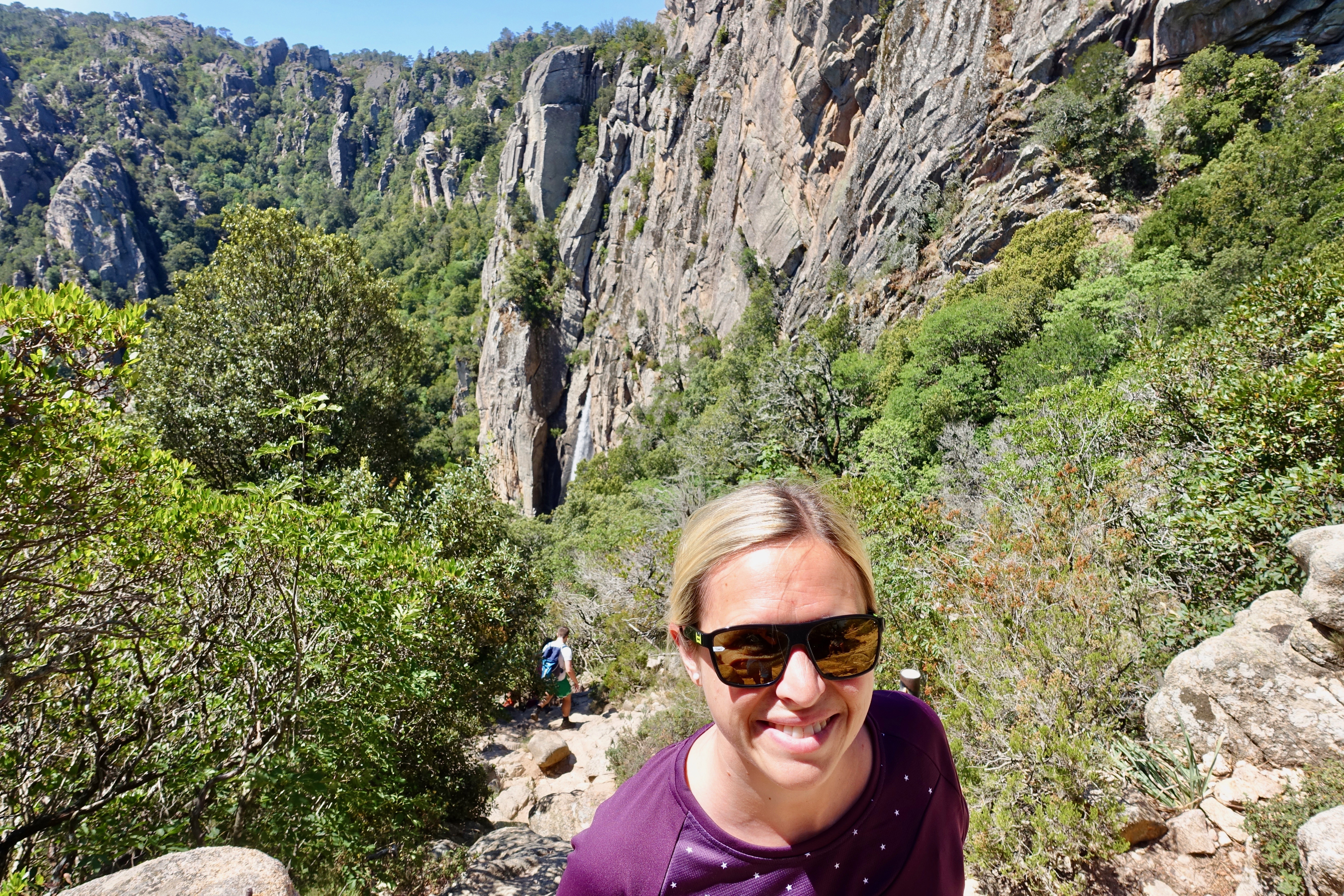 Corinna Lanthaler beim Wandern