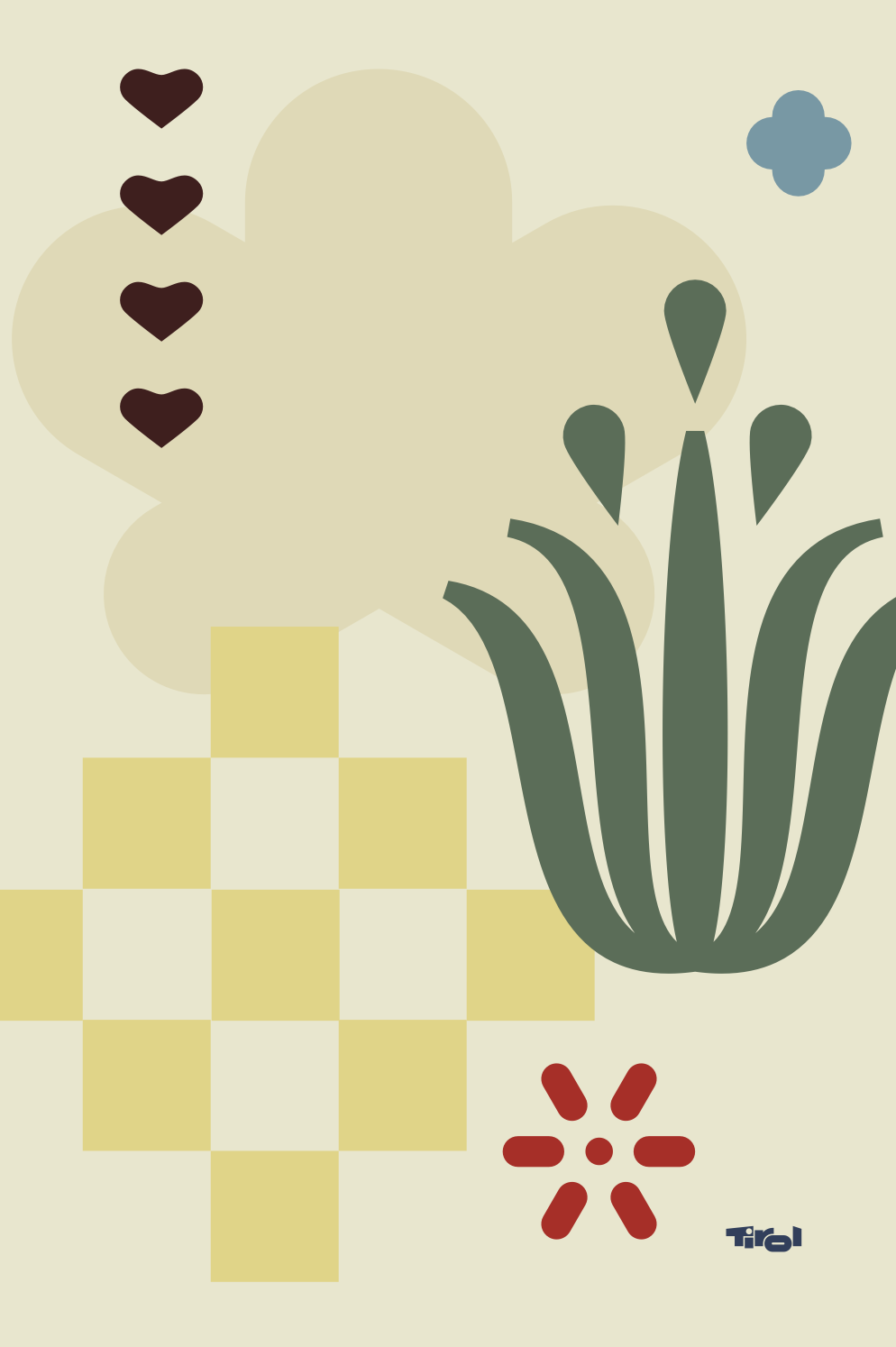 Poster Symbole Bunt