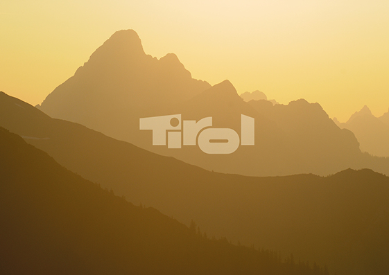 Poster Tirol gelb
